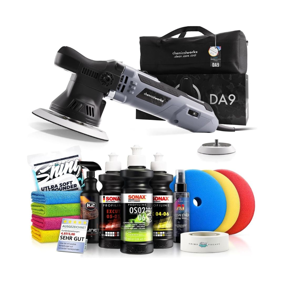 Premium Poliermaschinen Set | 20-teilig