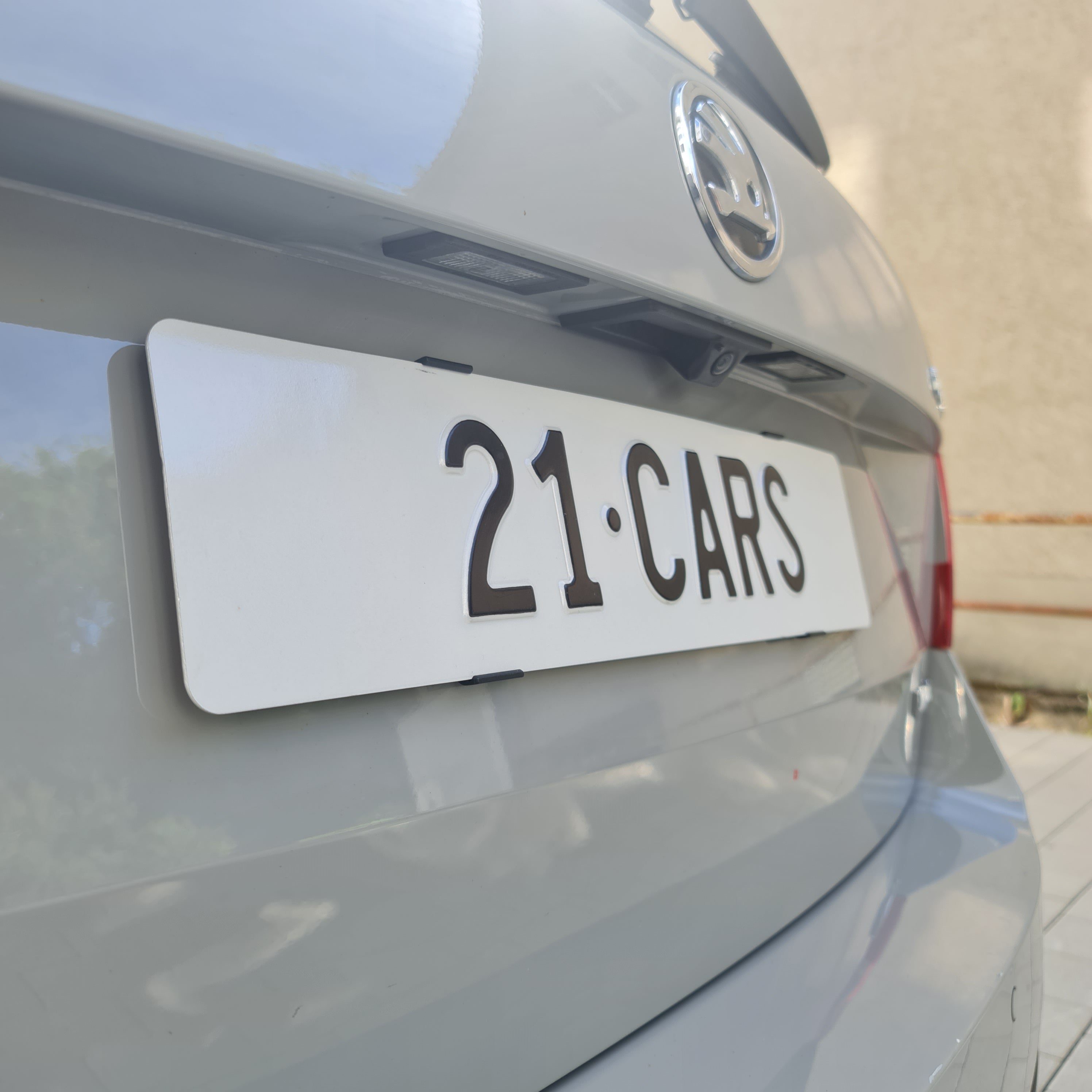 21CARS Klick Wechselschild Nummernschild Kennzeichenhalter (Auto)
