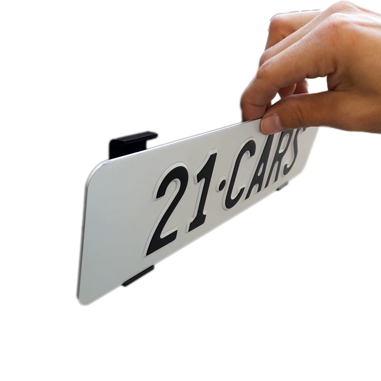 21CARS Klick Wechselschild Nummernschild Kennzeichenhalter (Auto)
